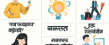 एक सुंदर सूरजमुखी का फूल जो हरे खेतों के बीच खिल रहा है, पीछे नीला आसमान और कुछ सफेद बादल हैं।