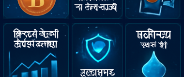 एक सुंदर सूर्योदय के दौरान पहाड़ों के बीच बहती नदी का दृश्य, जिसमें आसमान में हल्के गुलाबी और नारंगी बादल हैं।