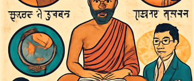 एक आधुनिक सिटीस्केप, जहां उन्नत तकनीक और हरे-भरे पार्क्स का संगम है, झिलमिलाती इमारतें और साफ आसमान के नीचे लोग आराम कर रहे हैं।